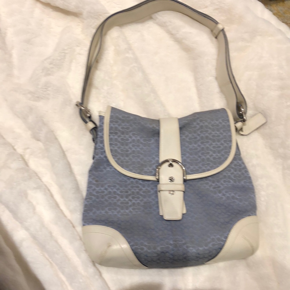 Very Cute Coach Mini Signature Hobo Bag